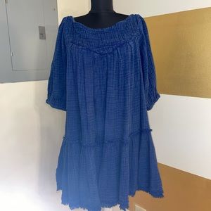 Navy Free People Tunic